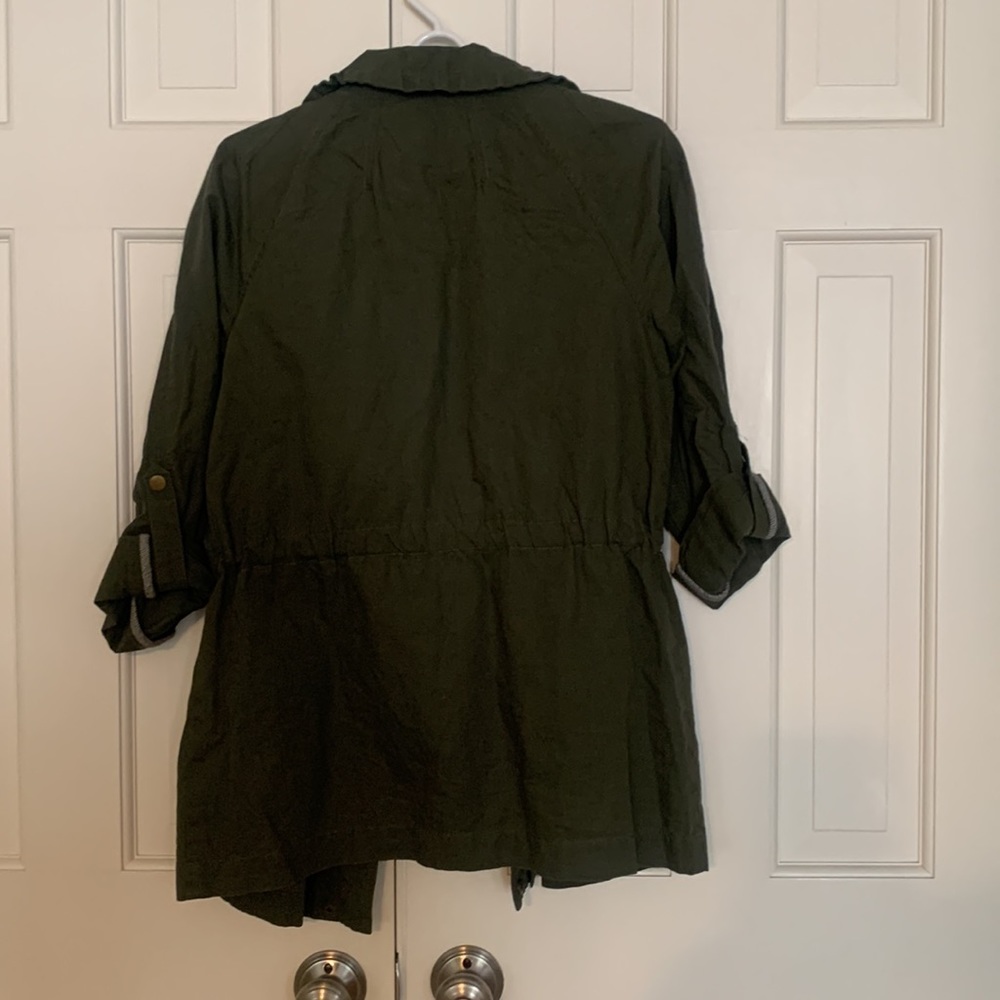 Loft Army Jacket With Drawstring- See Pictures - image 2